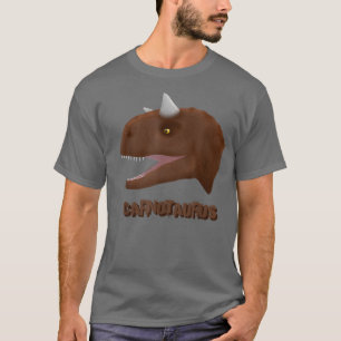 Camiseta Camisa-T do Dinossauro Fóssil do Esqueleto Carnota