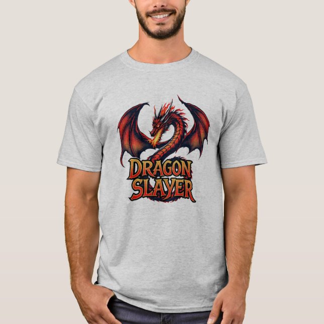 Camiseta Camisa-T do Dragão (Frente)