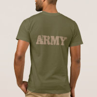 Camisa-T do Exército Masculina