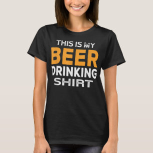 Camiseta Camisa-T do Jogo de Bebendo de Cerveja Humorística