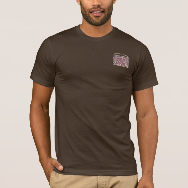 Camiseta Camisa-T do Lahiff Tavern NYC (Frente)