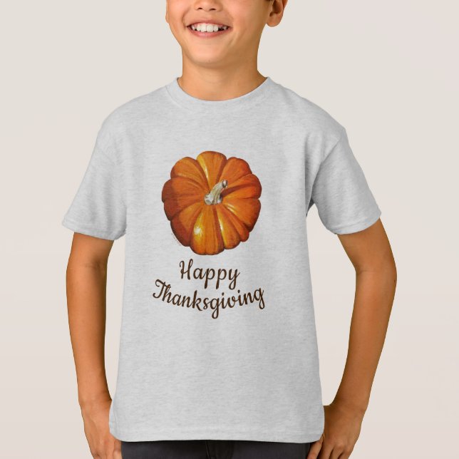 Camiseta Camisa-T do Pumpkin Kid (Frente)