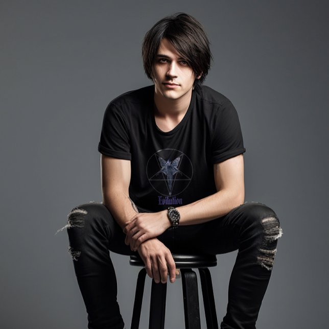 Camiseta Camisa-T do Slogan Lâmpada Liberada da Eviluição (Criador carregado)