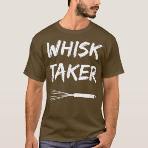 Camiseta Camisa-T Do Tomador De Whisk Do cozinheiro Do cozi