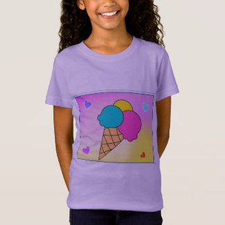 Camiseta "Camisa T do Tratamento do Sorvete Cone"