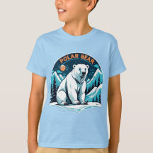 Camisa-T do urso polar