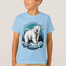 Camisa-T do urso polar