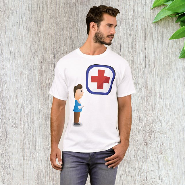 Camiseta Camisa-T dos Médicos de Atenção (Criador carregado)
