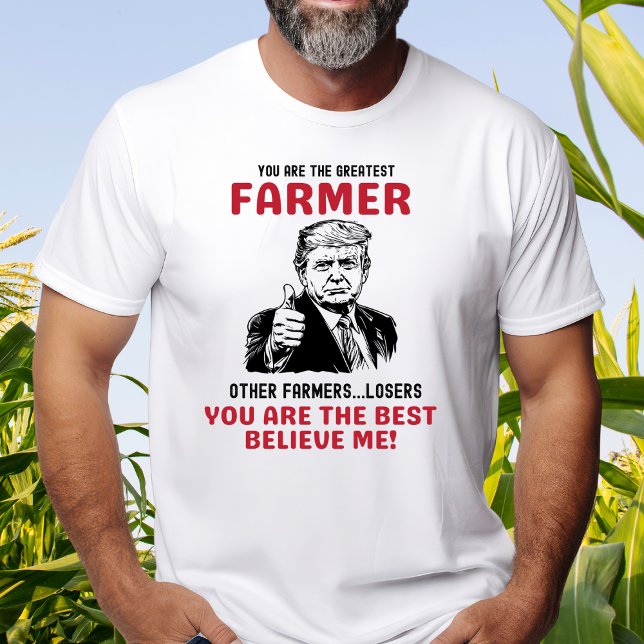 Camiseta Camisa-T Engraçado do Maior Agricultor (Criador carregado)