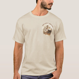 Camiseta Camisa-T "Escritor Escrito" de Homens