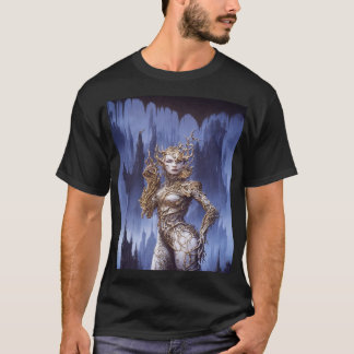 Camiseta Camisa-T Escura alienígena