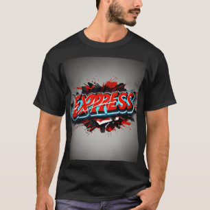 Camiseta Camisa-T Escura Básica Masculina