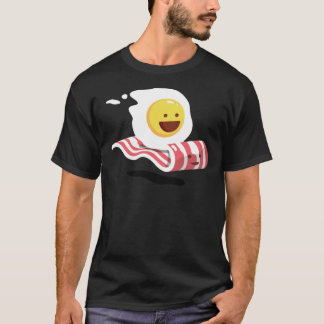 Camiseta Camisa-T Essencial De Ovos De Bacon Mágico