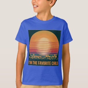 Camiseta Camisa-T Favorita De Filha Retroprotetora