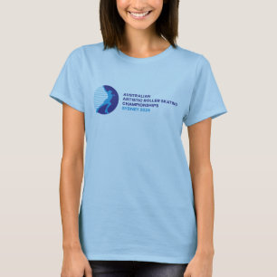 Camiseta Camisa-T feminina AARSC 2024 (Design frontal e tra