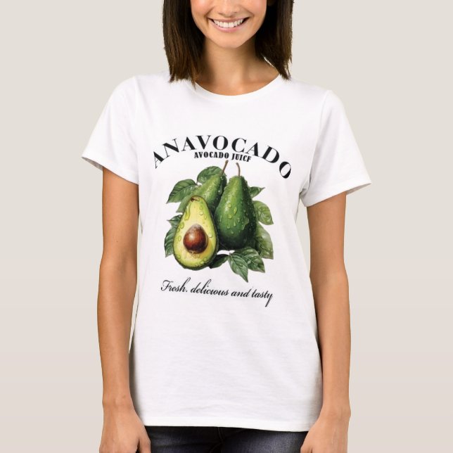 Camiseta Camisa-T feminina Anavocado (Frente)