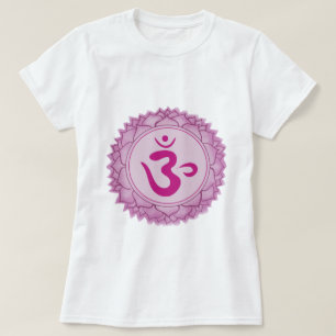Camiseta Camisa-T feminina da Coroa Sahasrara Chakra