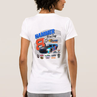 Camiseta Camisa-T feminina da corrida de martelos de 2025
