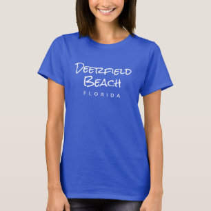Camiseta Camisa-T feminina da Deerfield Beach Florida