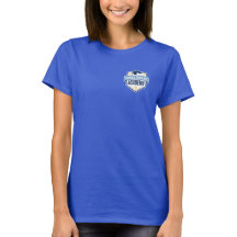 Camisa-T feminina da FSA (Royal Blue)