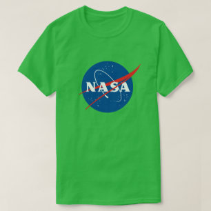 Camiseta Camisa-T feminina da NASA (Vernal Green)