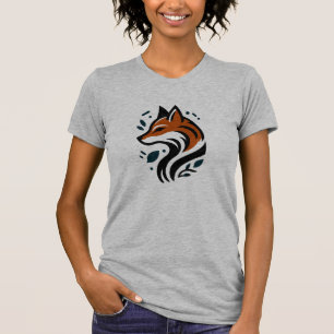 Camiseta Camisa-T feminina da Raposa Mística