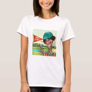 Camiseta Camisa-T feminina de Golfe Pazzo Poker