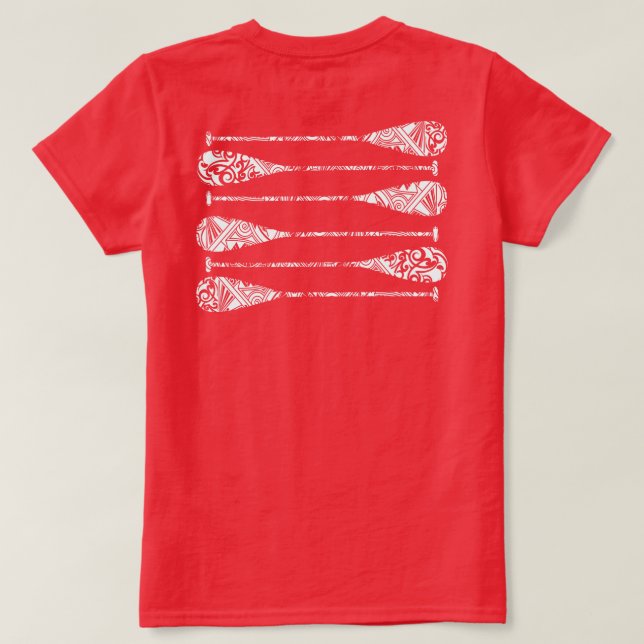 Camiseta Camisa-T feminina do KCC (Verso do Design)