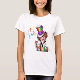 Camiseta Camisa-T feminina do Orgulho Poker MAD Pazzo