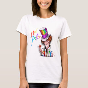 Camiseta Camisa-T feminina do Orgulho Poker MAD Pazzo