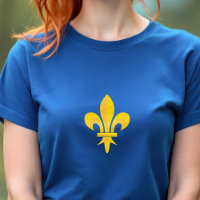 Camisa-T feminina Fleur de Lis