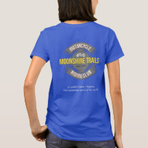 Camisa-T feminina MTMRC, azul