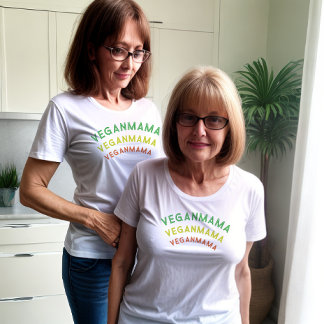 Camiseta Camisa-T-feminino de Veganmama