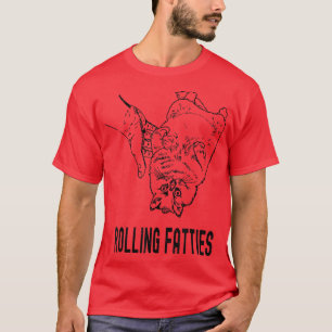 Camiseta Camisa-T Gato-Gorduras