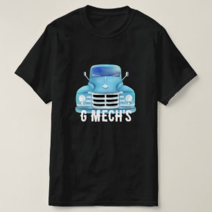 Camiseta Camisa-T GMech de caminhão desenhada à mão
