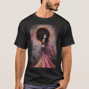 Camiseta Camisa-T Gótica Eclipse Fairy