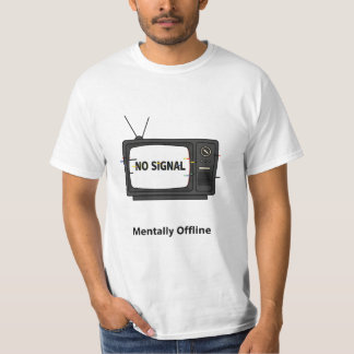 Camiseta Camisa-T Gráfica de Brilho da TV Retroativa "Menta