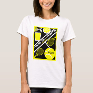Camiseta Camisa-T Gráfica Do Jogador De Tênis