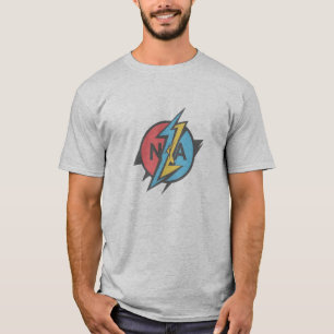 Camiseta Camisa-T Gráfico de Artista Dinâmica