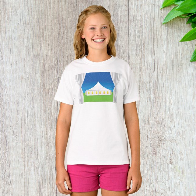 Camiseta Camisa-T Grande Branca (Criador carregado)