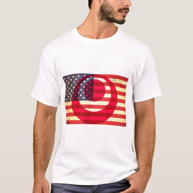 Camiseta Camisa-T Hafu-Americana/Okinawawan (Frente)