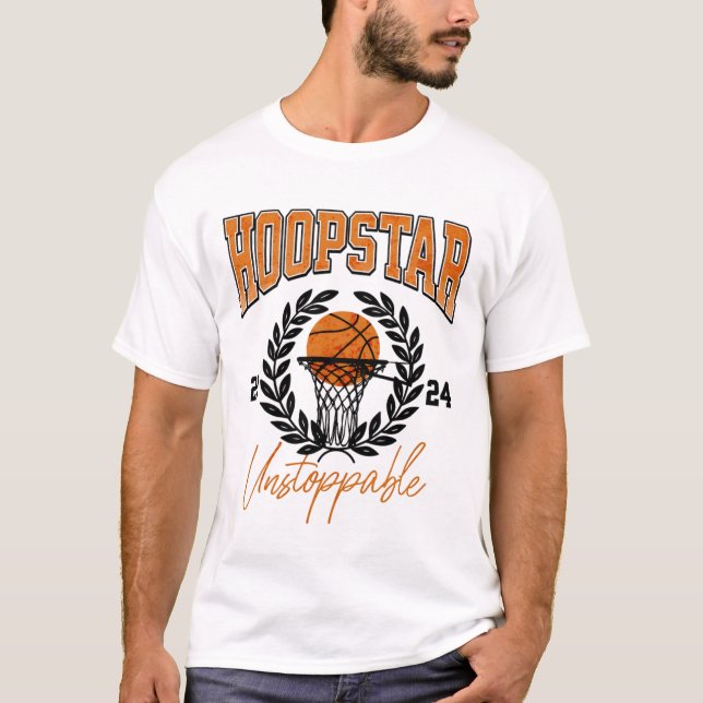 Camiseta Camisa-T Hoopstar Ilimitada - (Frente)