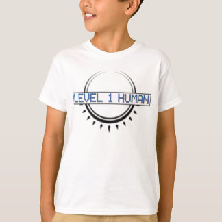 Camiseta Camisa-T humana de nível 1