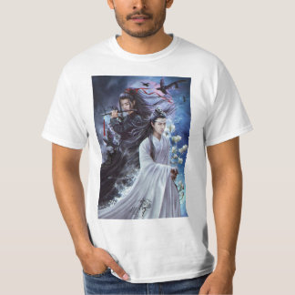 Camiseta Camisa-T impressa - Na moda A