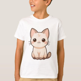 Camiseta Camisa-T Impressão de Gato Gato Gato-Gato para Ama