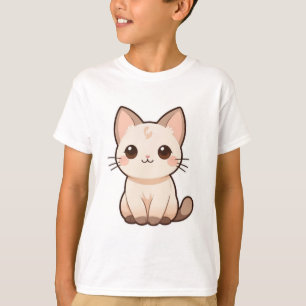 Camiseta Camisa-T Impressão de Gato Gato Gato-Gato para Ama