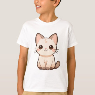 Camiseta Camisa-T Impressão de Gato Gato Gato-Gato para Ama
