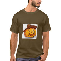 Camisa-T-Jack-O-Lanterna do Halloween masculino