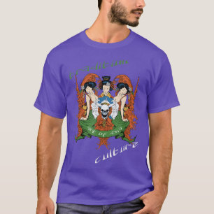 Camiseta Camisa-T Kimono Samurai da Geisha Kawaii