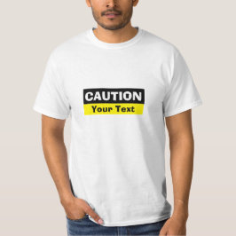 Camiseta Camisa-T legal - Cuidado personalizado (adicione s